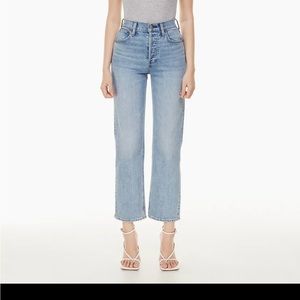 Denim forum arlo high rise straight jean - size 28x30